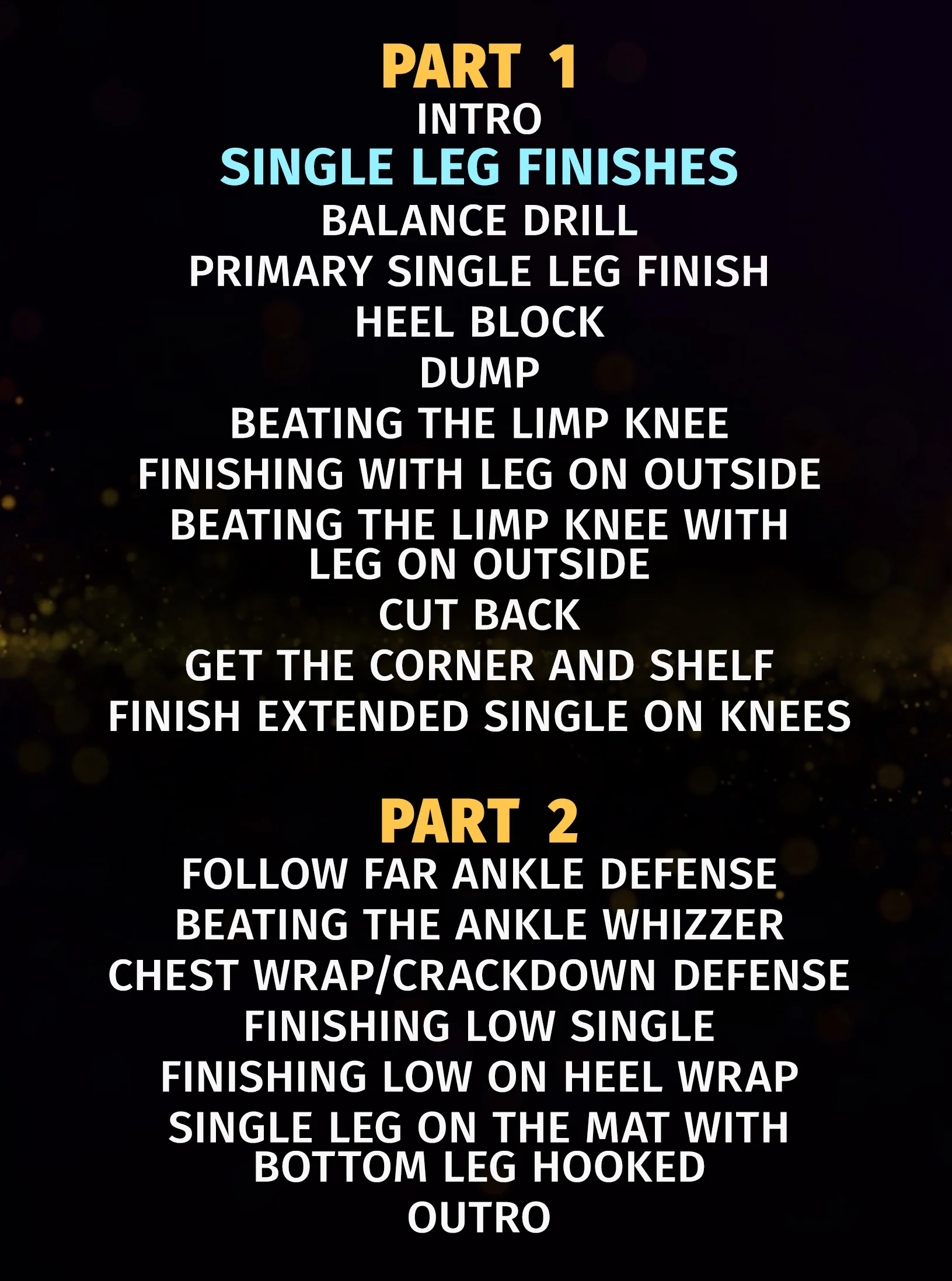 Championship Single Leg Finishes From Everywhere by Andrew Howe - Image 2