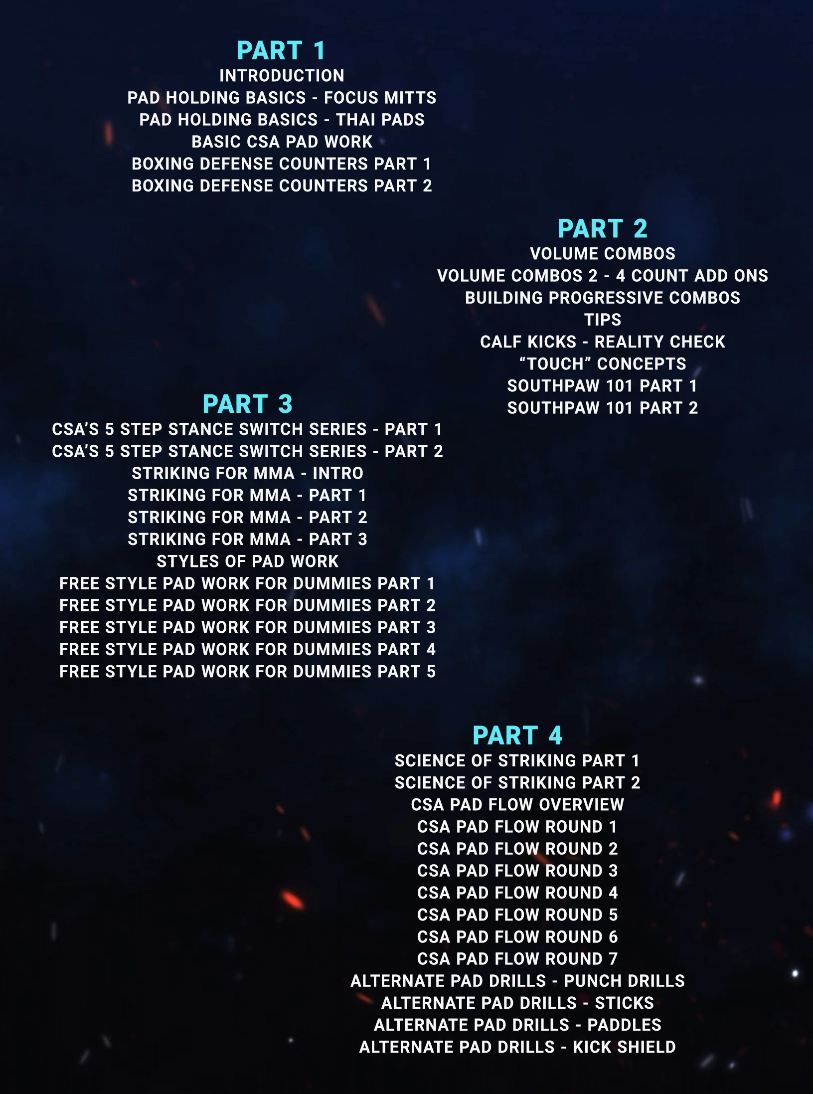 CSA Pad Work System by Kirian Fitzgibbons - Image 2