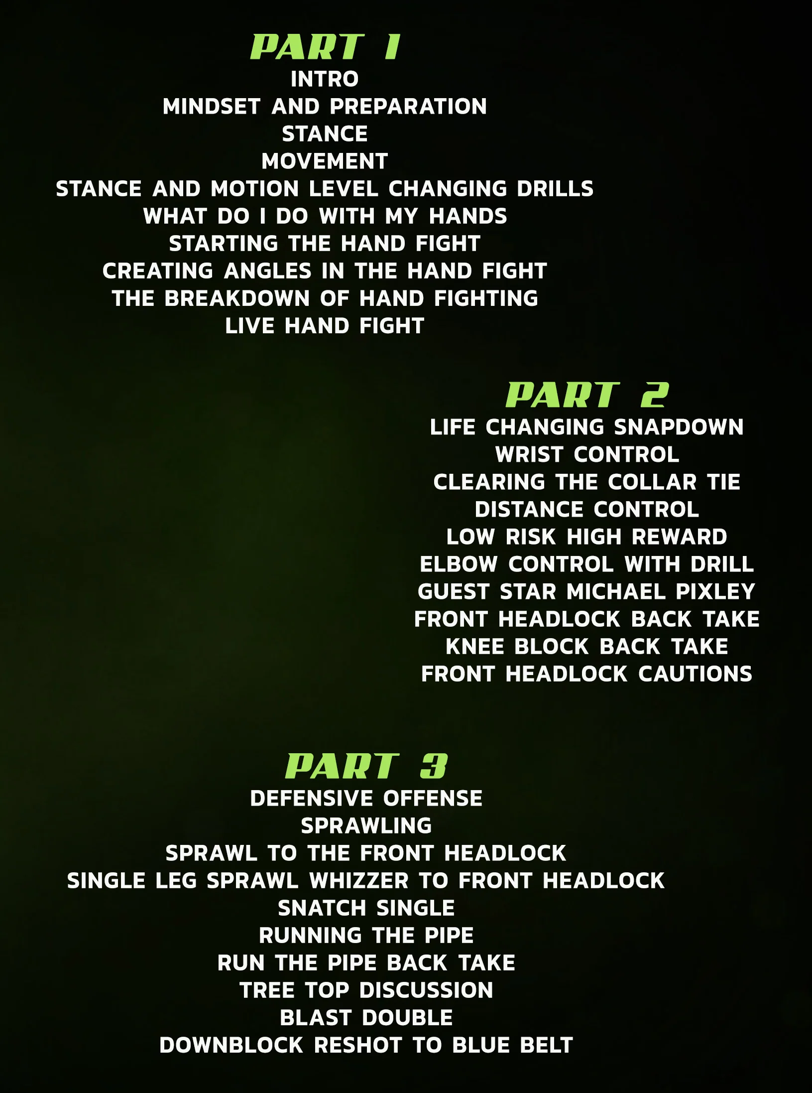Daisy Fresh WHITE BELT Wrestling Curriculum by Alejandro Wajner and Heath Pedigo - Image 2