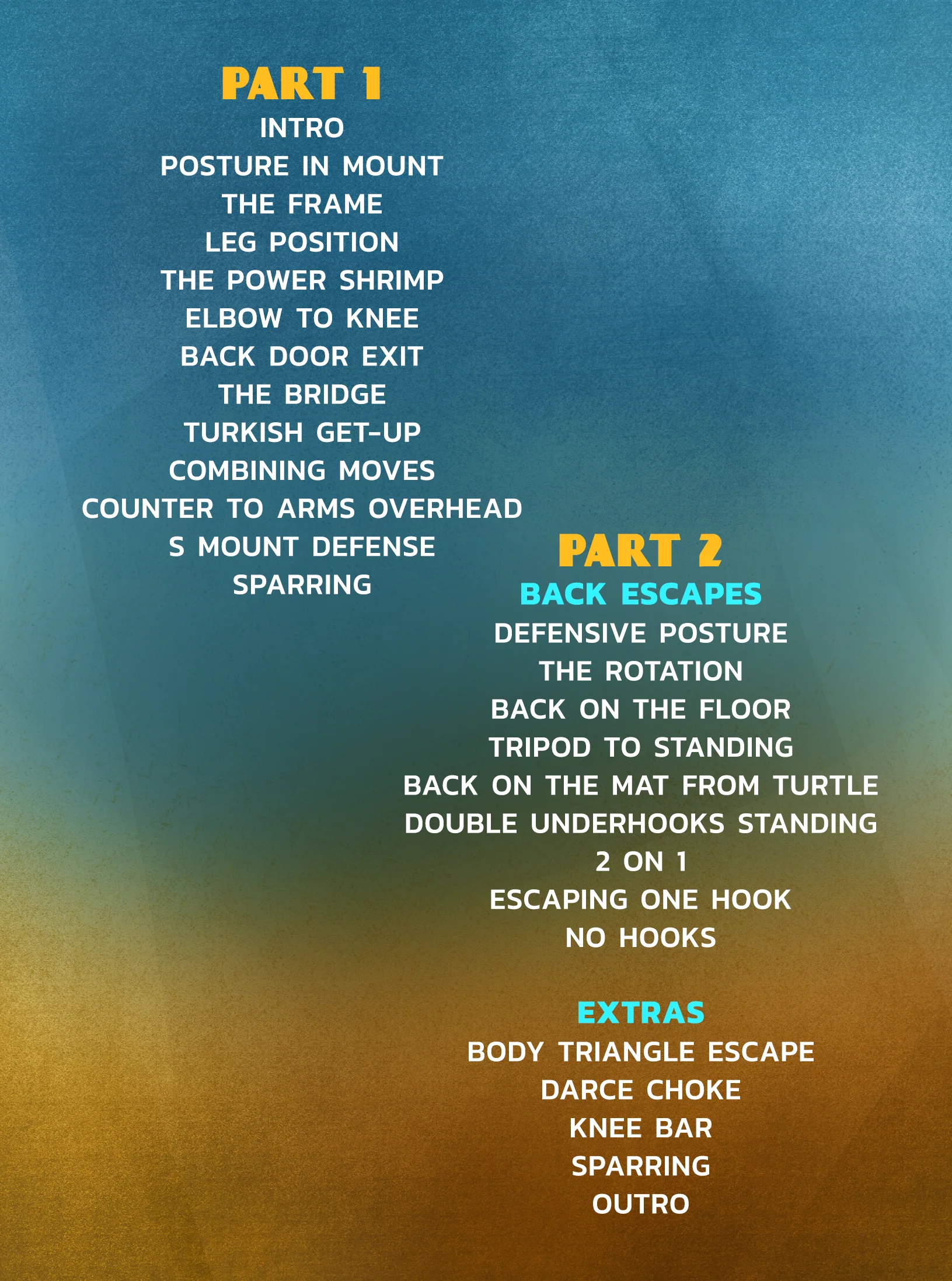Essential Mount and Back Escapes by Dinu Bucalet - Image 2