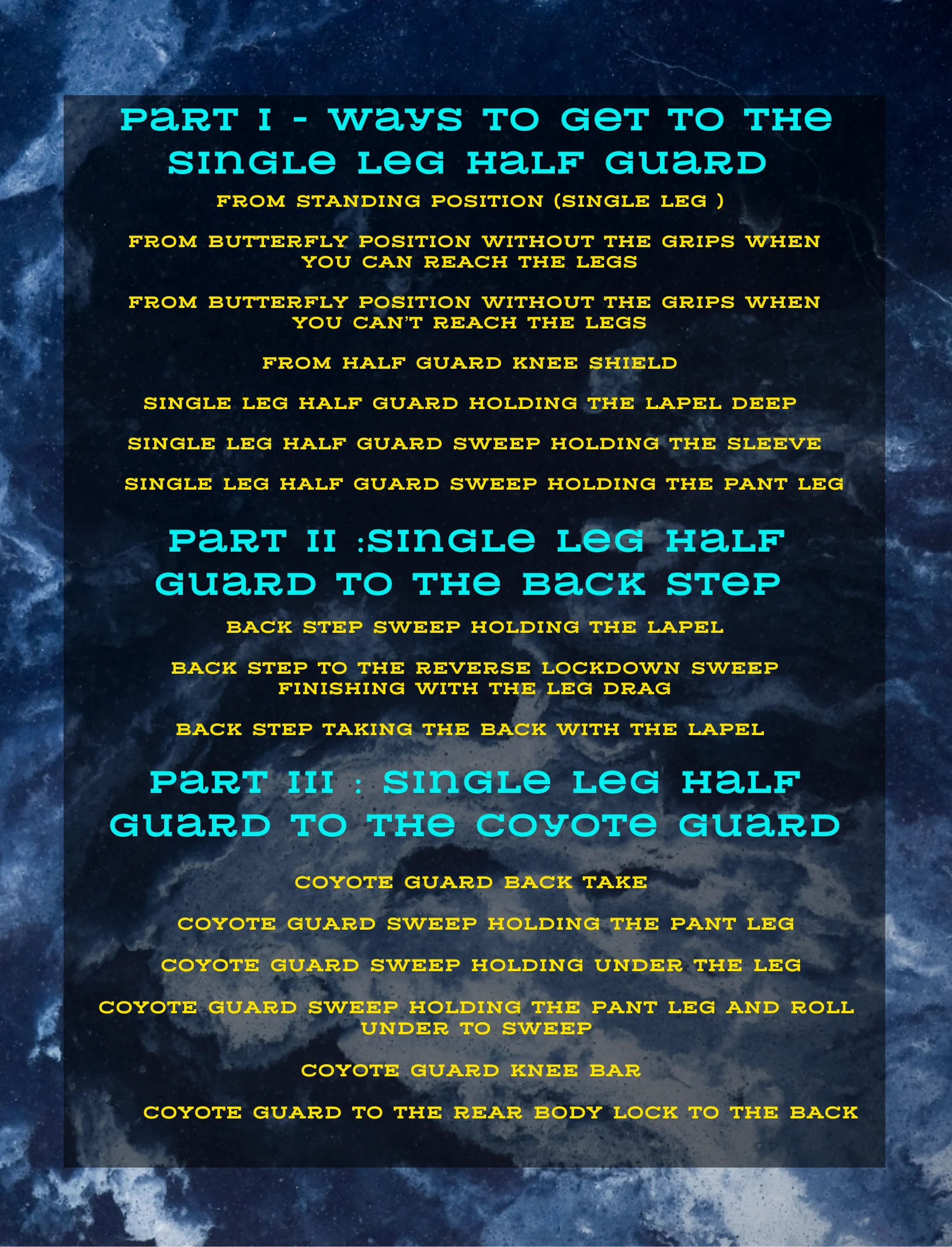 Half Guard Evolution: Old School To New School by Rodnei Barbosa - Image 2