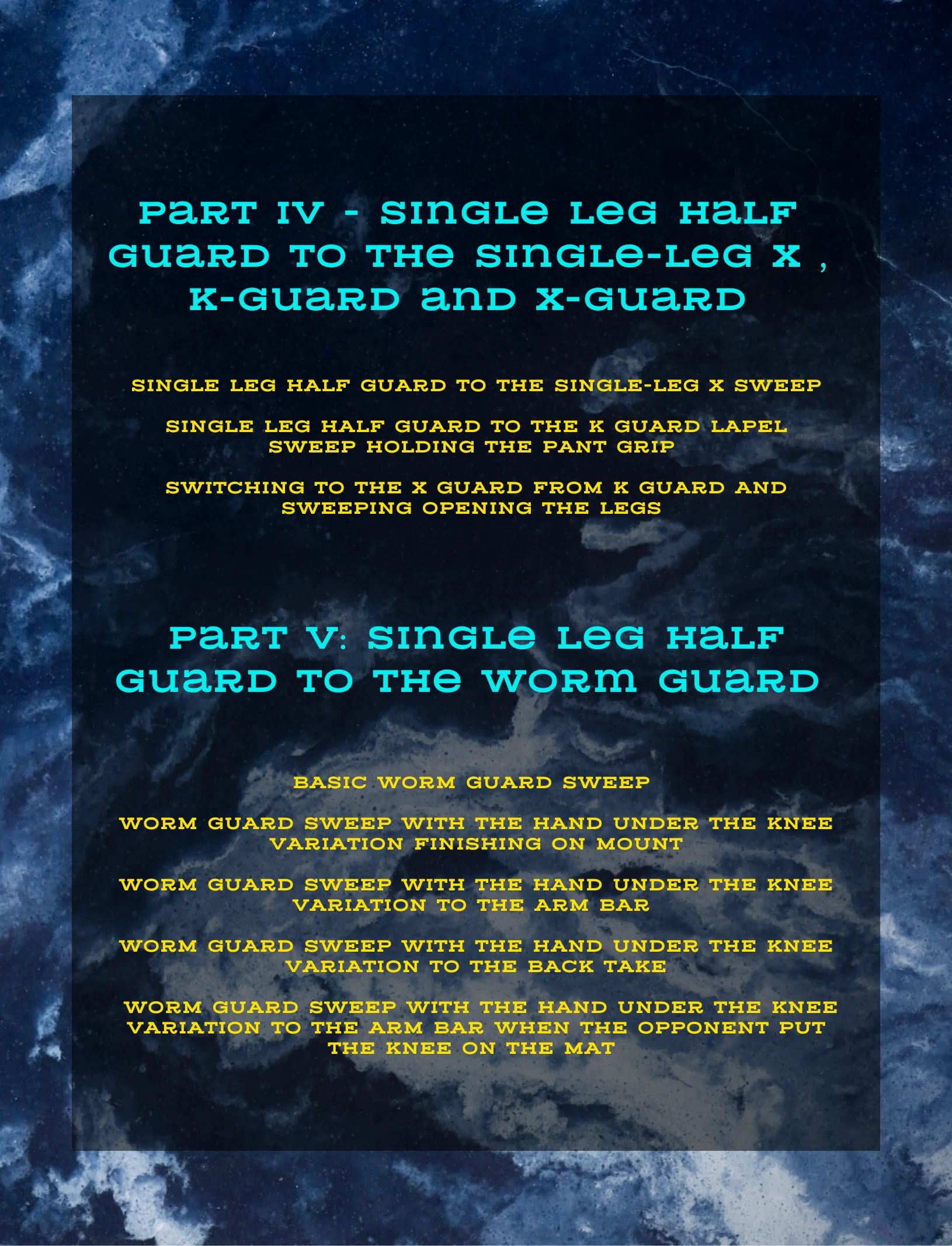 Half Guard Evolution: Old School To New School by Rodnei Barbosa - Image 3