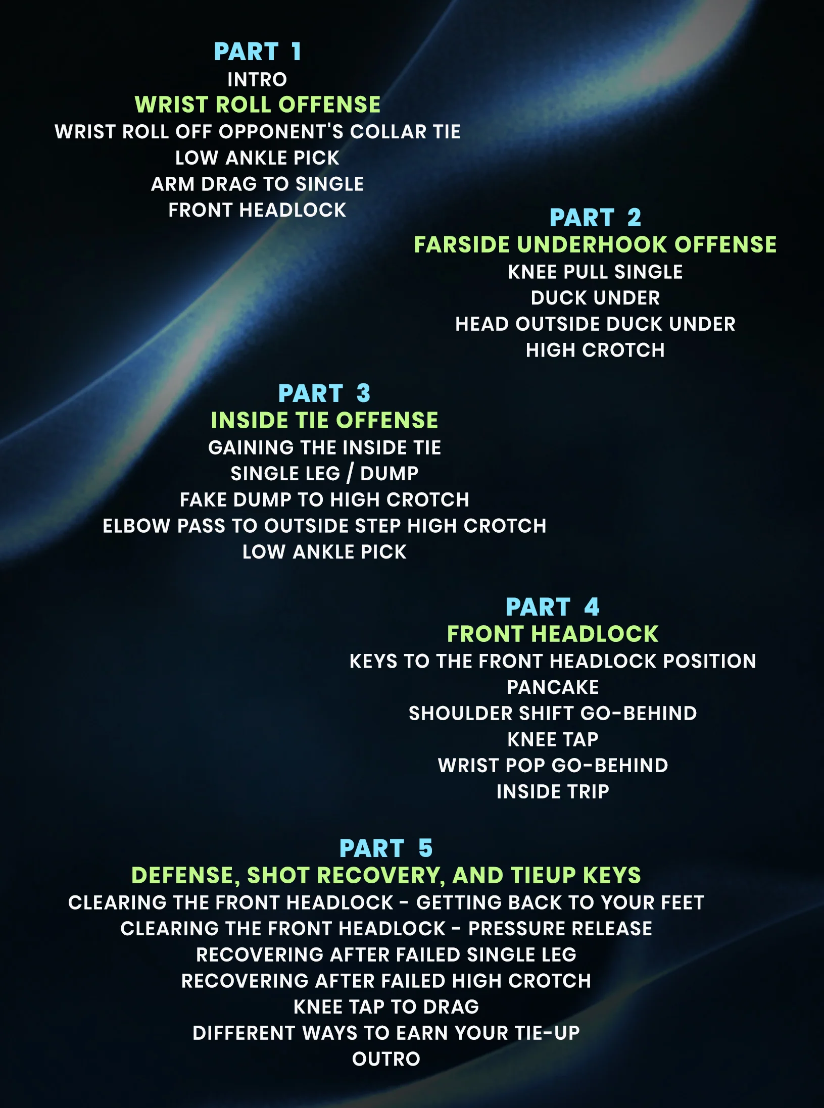 High Level Setups and Takedown Offense/Recovery by Grant Leeth - Image 2