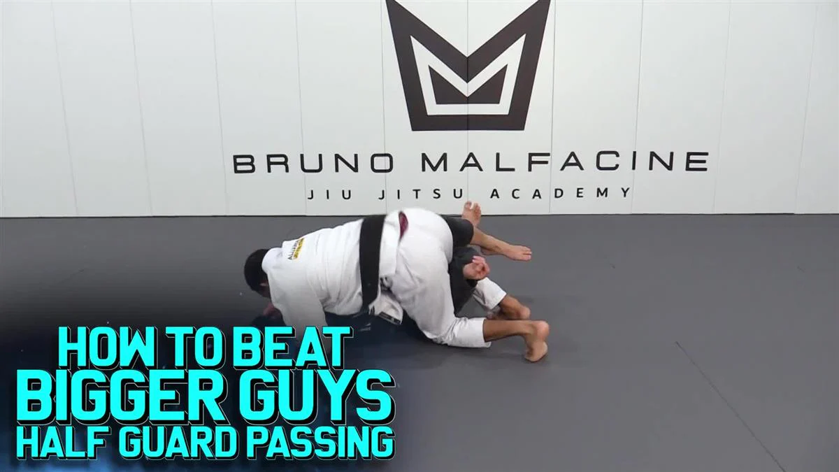 How To Beat Bigger Guys: Half Guard Passing by Bruno Malfacine - Image 3