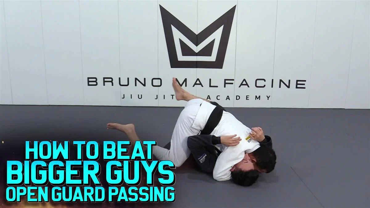 How to Beat Bigger Guys: Open Guard Passing by Bruno Malfacine - Image 3