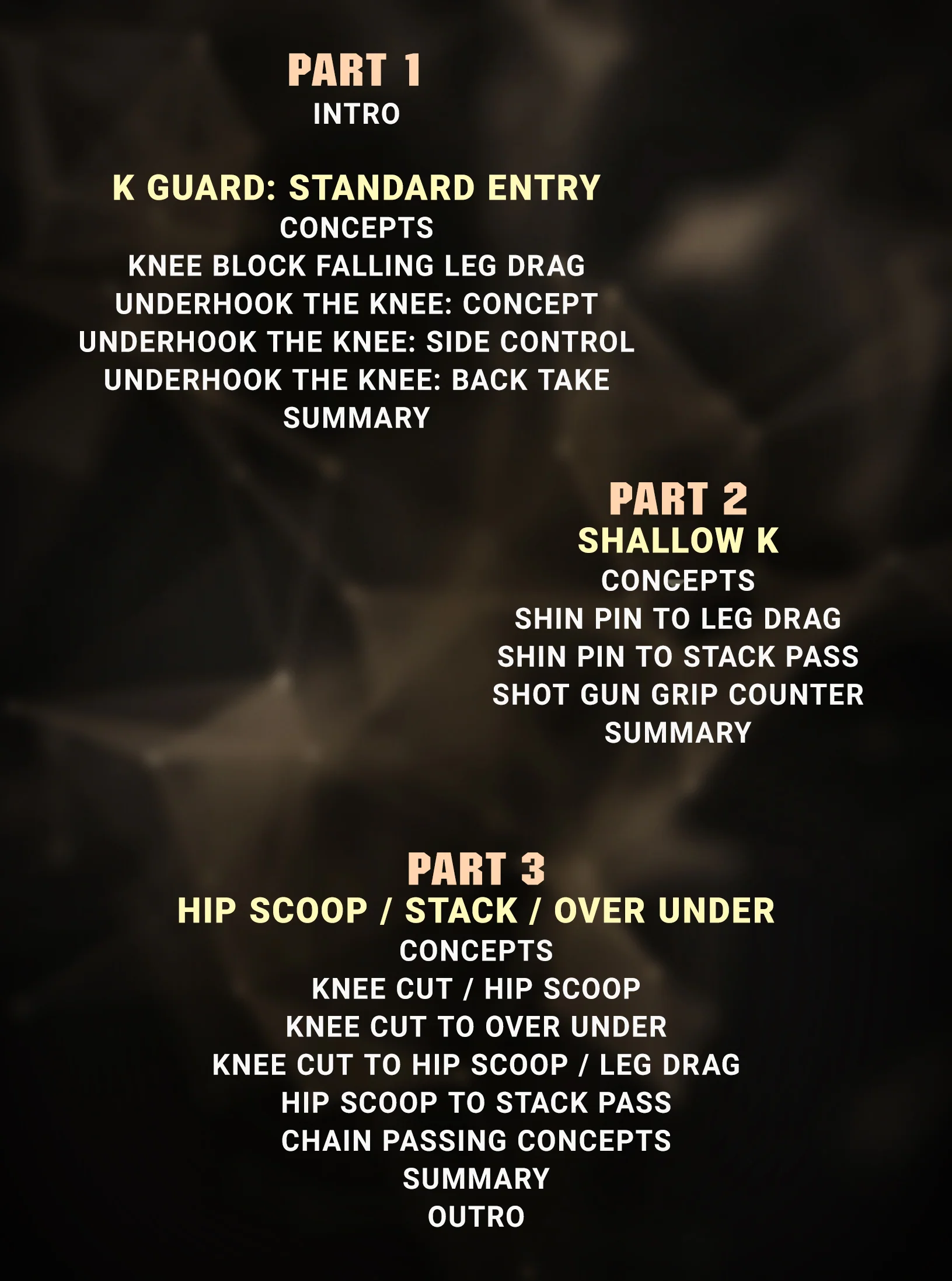 Junny's Passing The Guard: K-Guard, Shallow K And Stack, Over Under, Hip Scoop by Junny Ocasio - Image 2