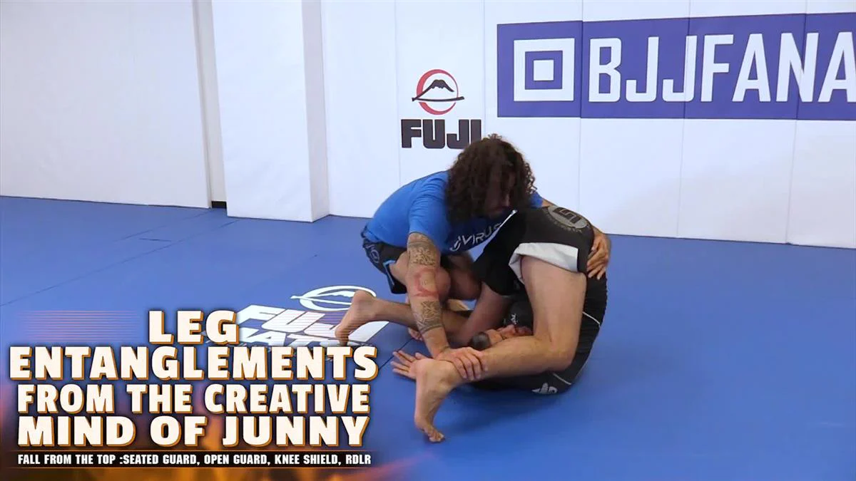 Leg Entanglements From The Creative Mind of Junny Fall From The Top: Seated Guard, Open Guard, Knee Shield, RDLR by Junny Ocasio - Image 3
