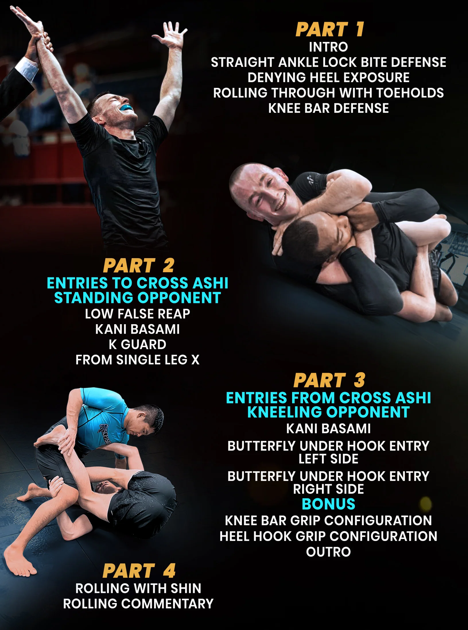 Leg Lock Strategies: K-Guard andCross Ashi by Jack Stapleton - Image 2