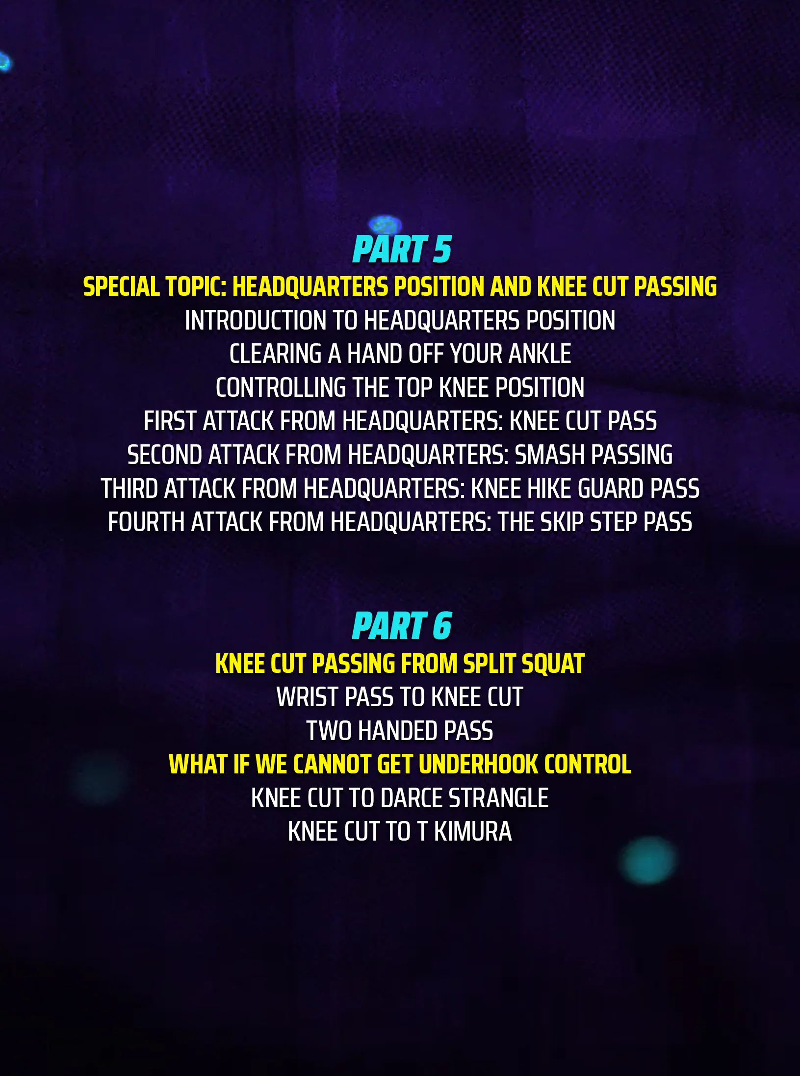 Master The Move: The Knee Cut Guard Pass by John Danaher - Image 3