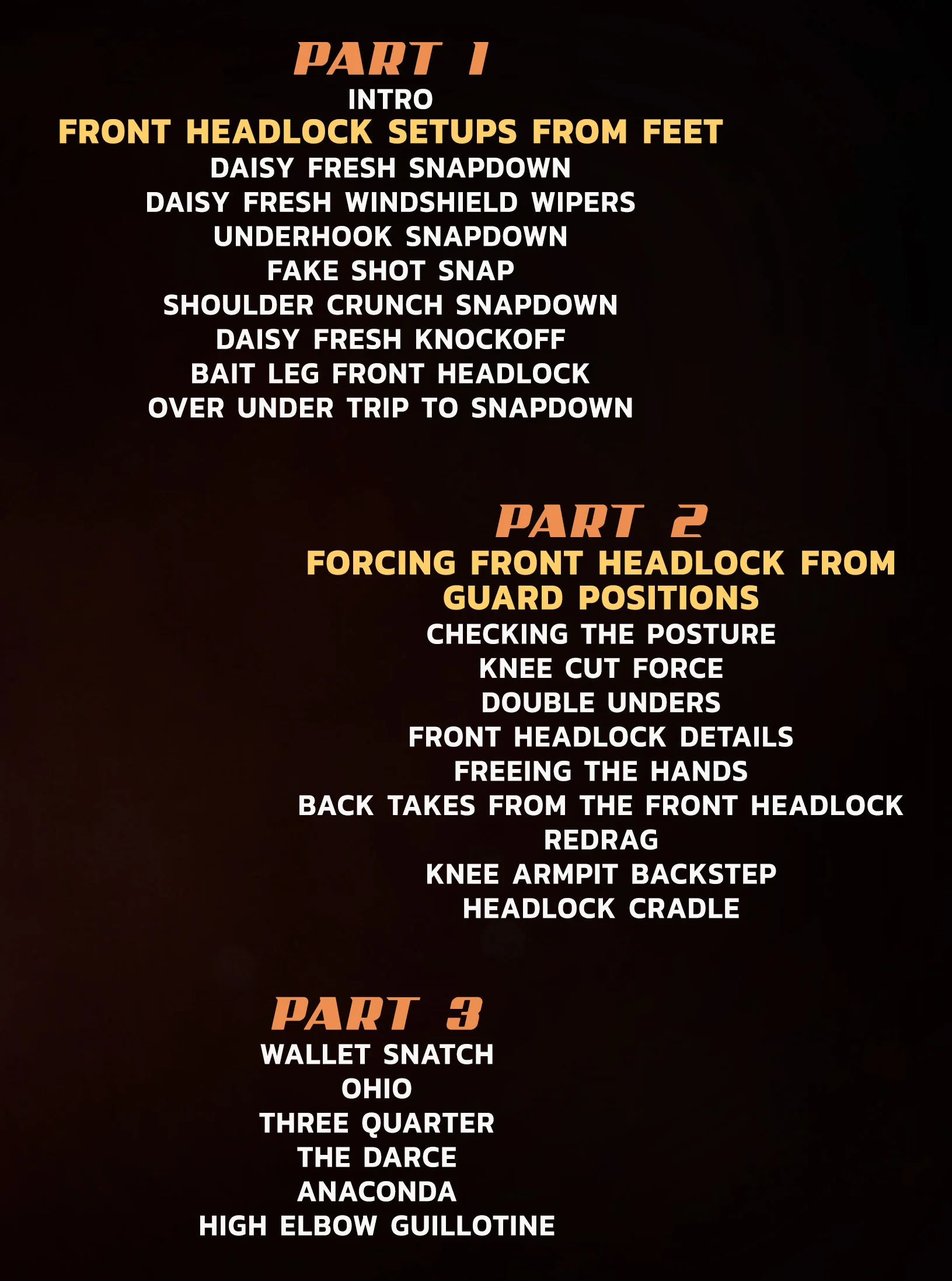 Michael Pixleys Complete Front Headlock System by Michael Pixley and Heath Pedigo - Image 2
