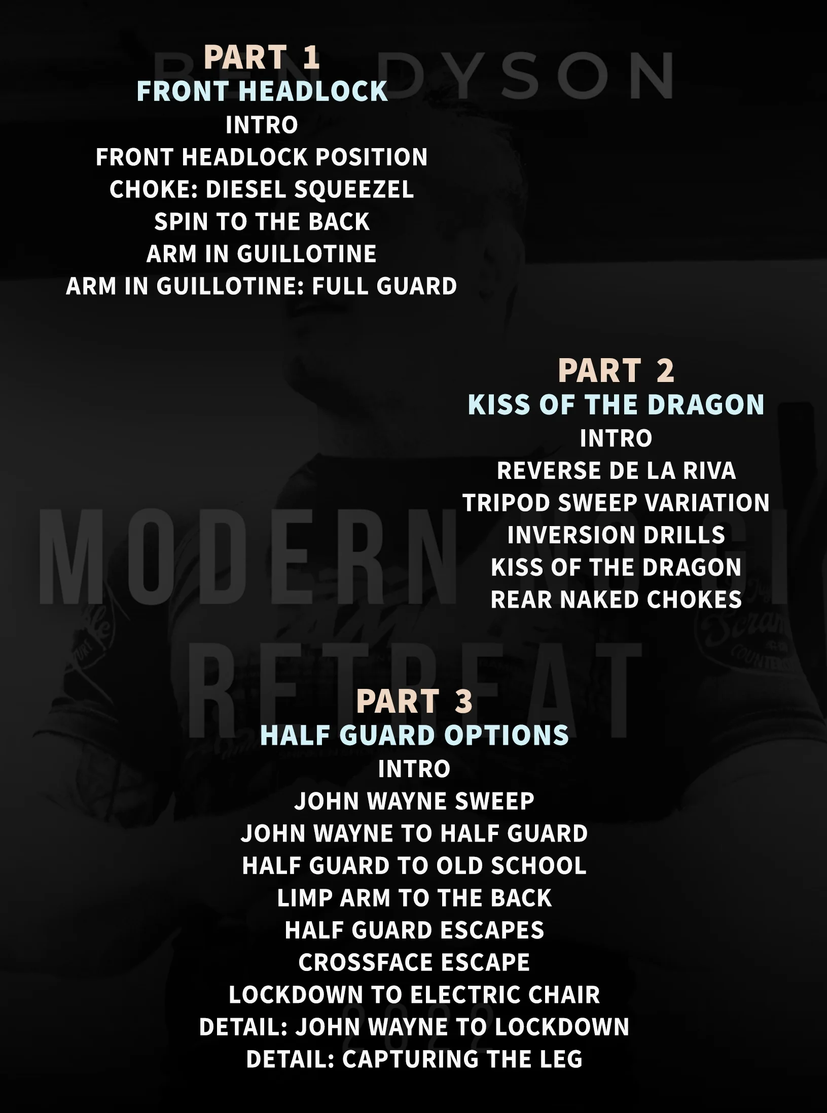 Modern No Gi Retreat by Ben Dyson - Image 2