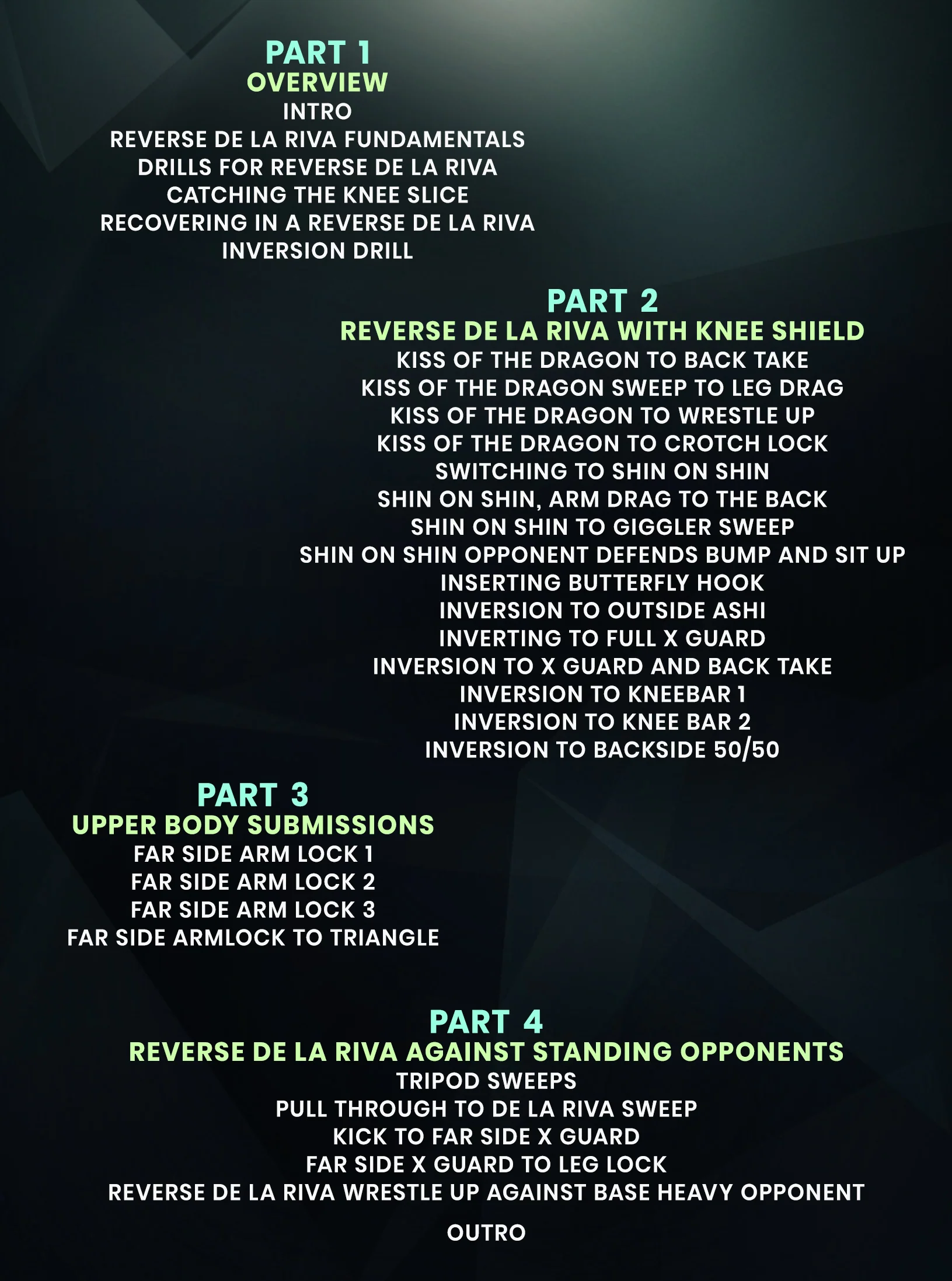 No Gi Reverse De La Riva by Dante Leon - Image 2