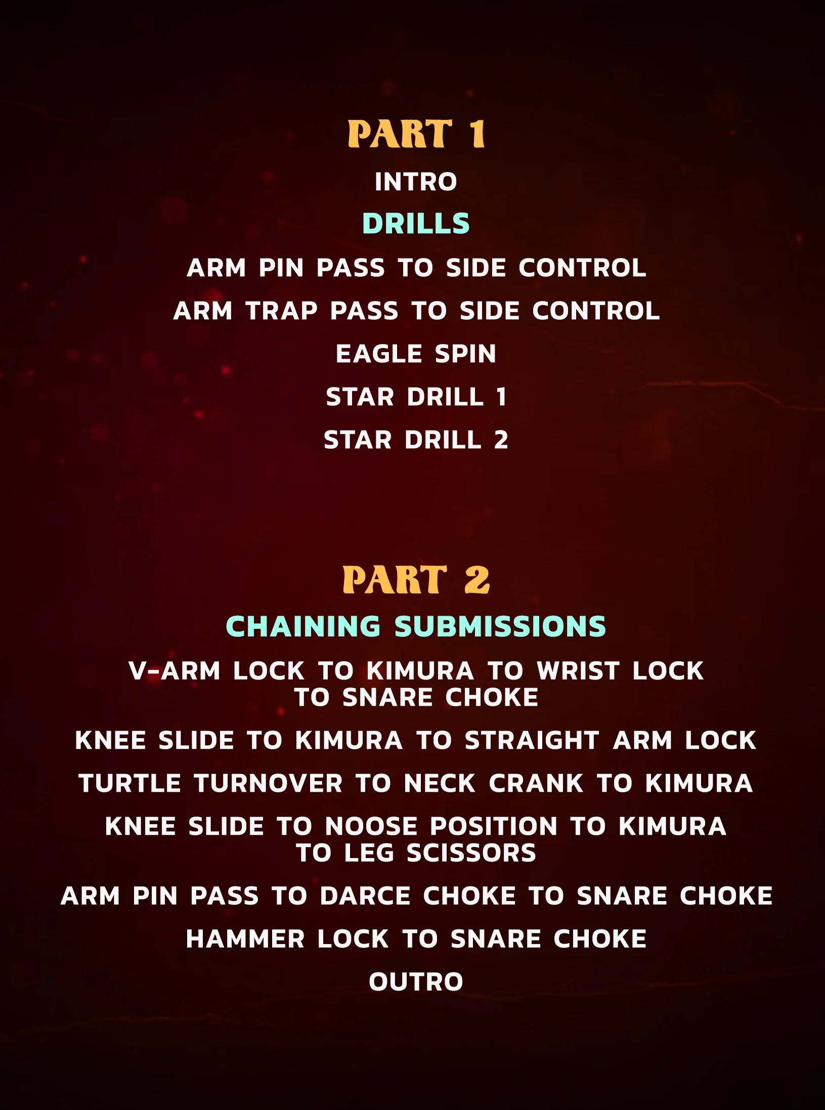 Side Control Submissions Chains by Craig Funk - Image 2