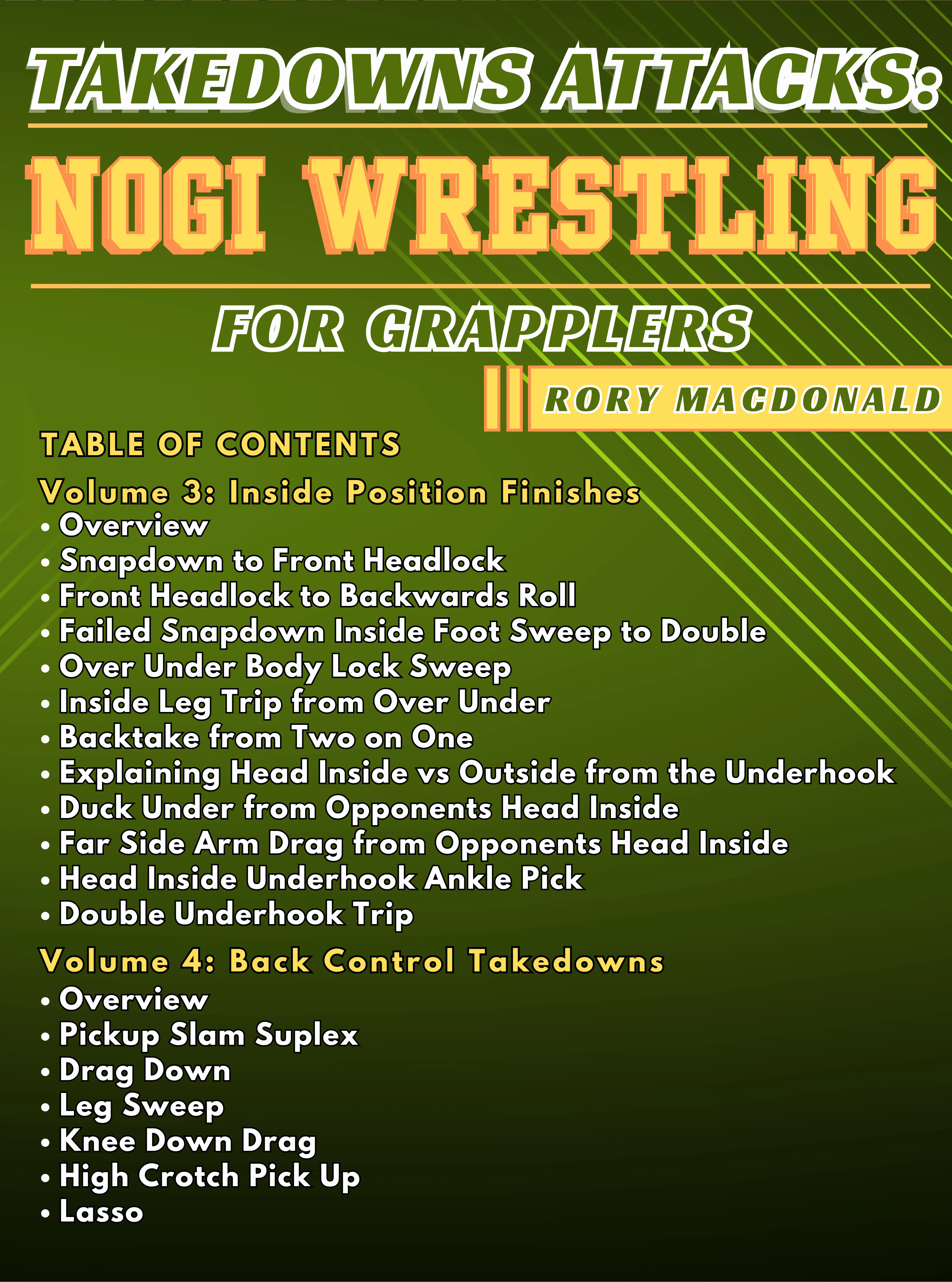 Takedowns Attacks - No Gi Wrestling for Grapplers by Rory MacDonald - Image 3