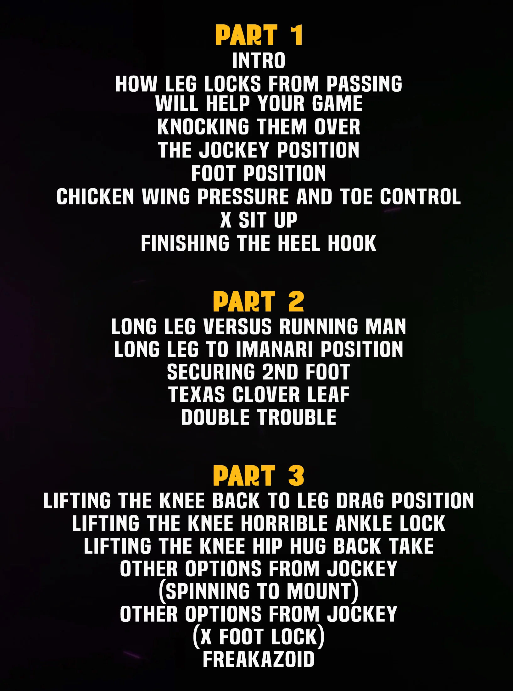 The Leg Drag Heel Hook System by Kent Peters - Image 2