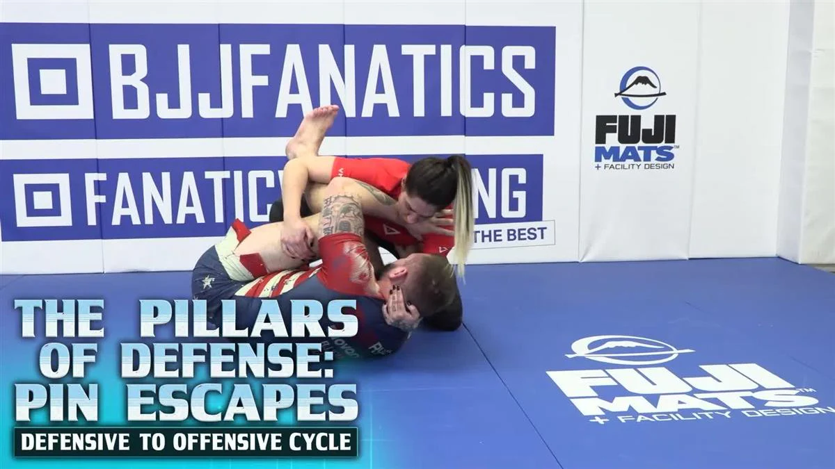 The Pillars of Defense: Pin Escapes - Defensive to Offensive Cycles by Gordon Ryan - Image 4