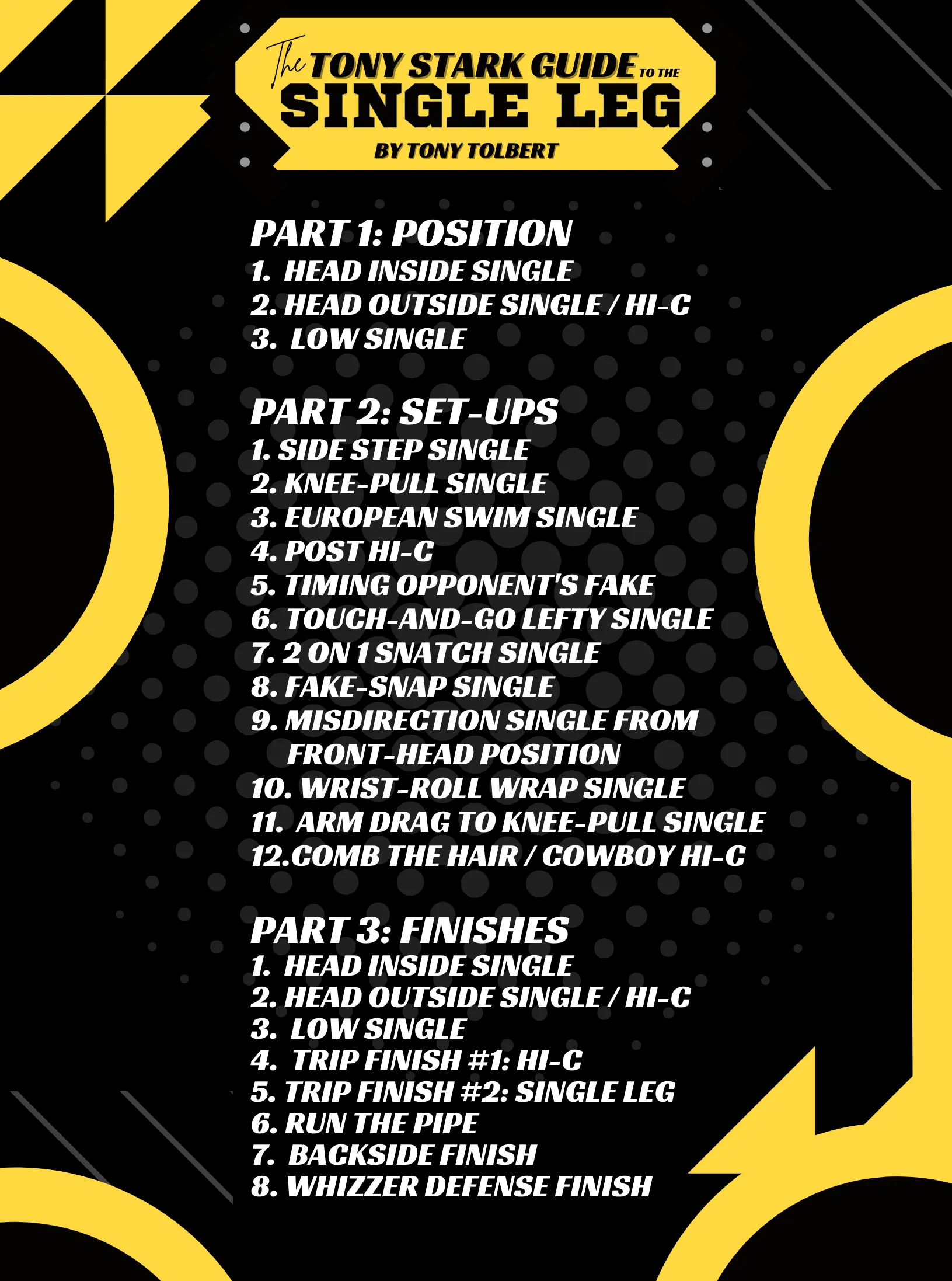 The Tony Stark Guide To The Single Leg by Tony Tolbert - Image 2
