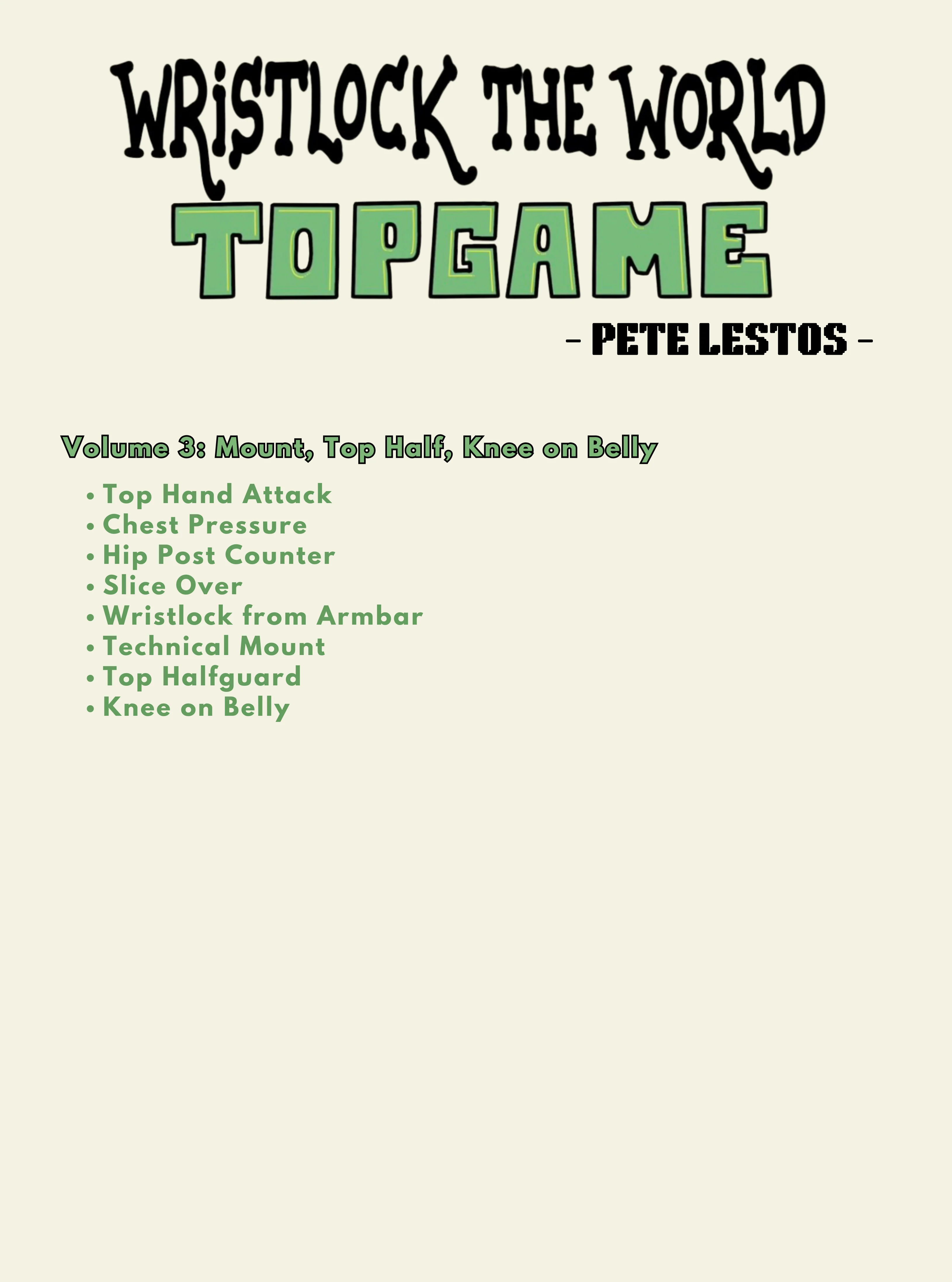 Wristlock the World From the Top by Pete Letsos - Image 3