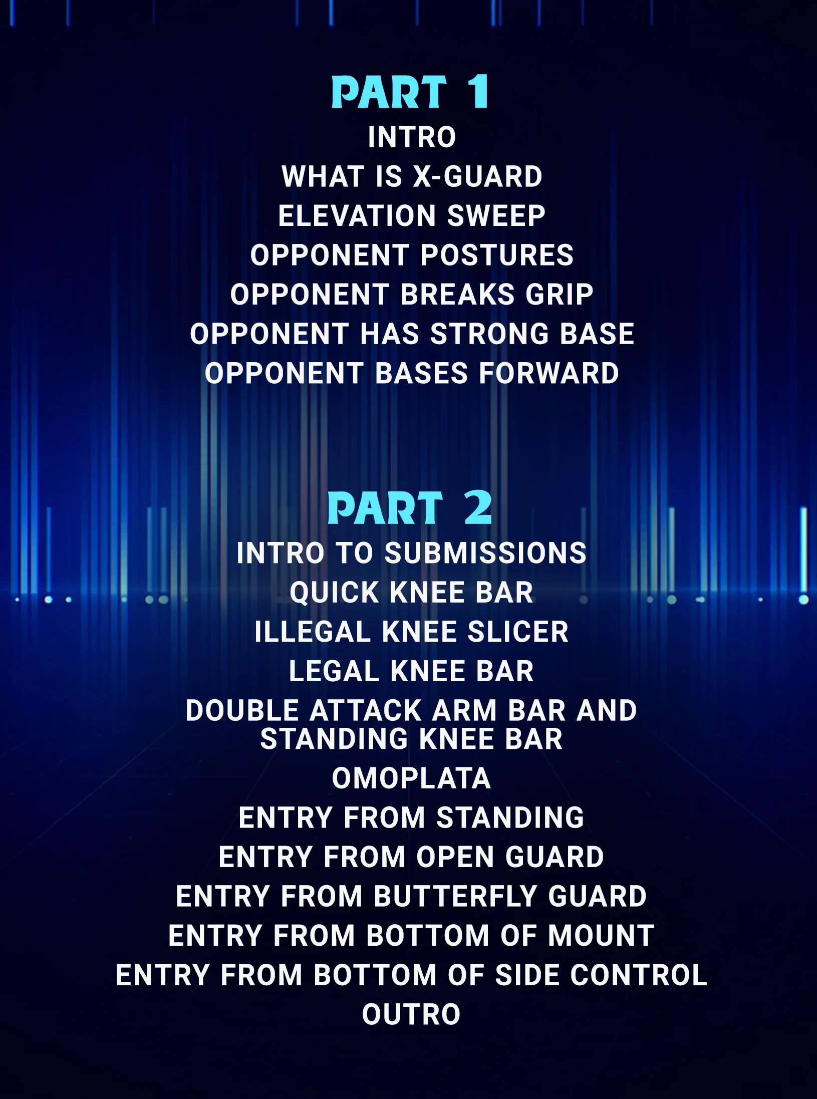 X Guard Sweeps, Submissions and Entries by Marcos Santos - Image 2